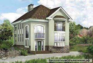 Коттедж из кирпича 8,5 х 14. Площадью: 158,5 м2