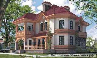 Коттедж из кирпича 12 х 12. Площадью: 188,8 м2