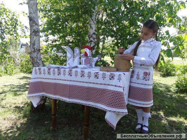 Комплект столового белья Петушки