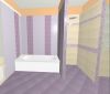 Дизайн проект 3D по раскладки плитки в ванной. Акция