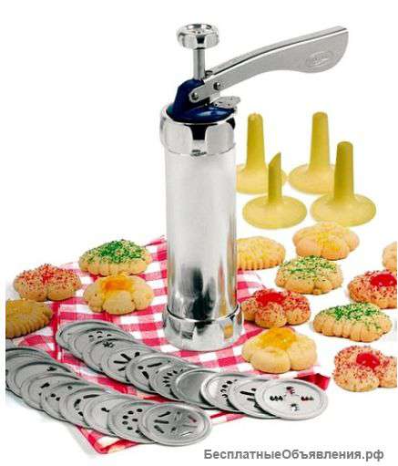 Шприц для печенья и пряников «ДОМАШНЯЯ КОНДИТЕРСКАЯ» (Biscuit press)