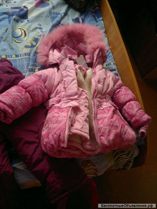 2 зимних комбинезона для девочек