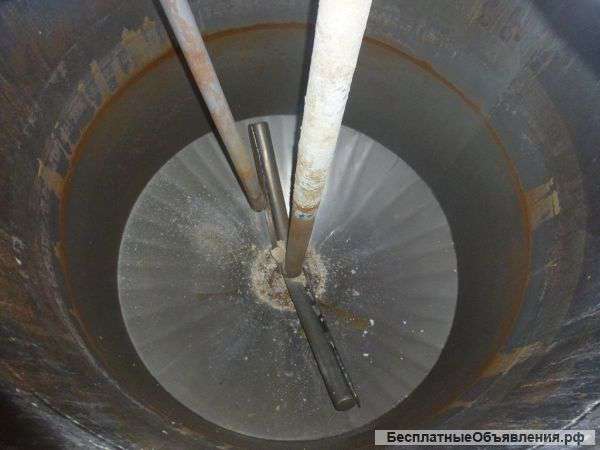 Химический реактор 4м3 н/ж с коническим днищем