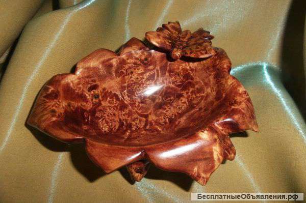 Изделия из капа березы . Ручная работа.