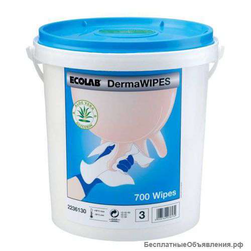 Влажные одноразовые салфетки для обработки вымени коров.   