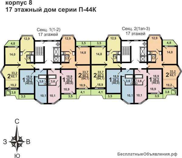 Двушка, распашонка