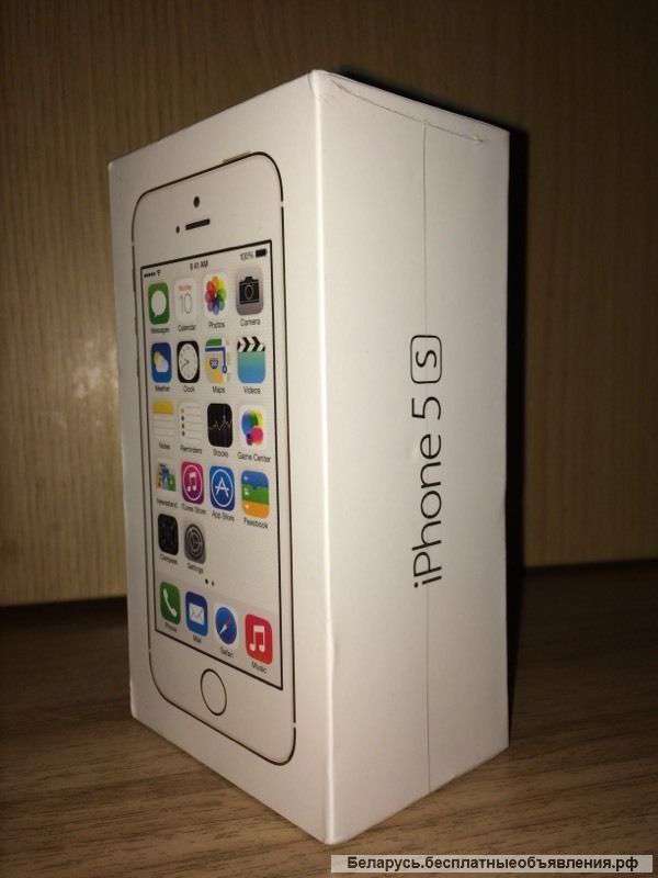 Оригинальный Apple iPhone 5s 16gb, запечатан, цвет золото