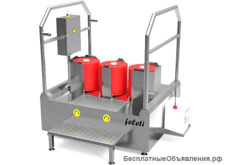 Станция гигиены обуви проходная СНП-3/300/300