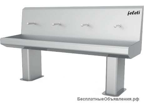 Бесконтактный умывальник многосекционный УБС