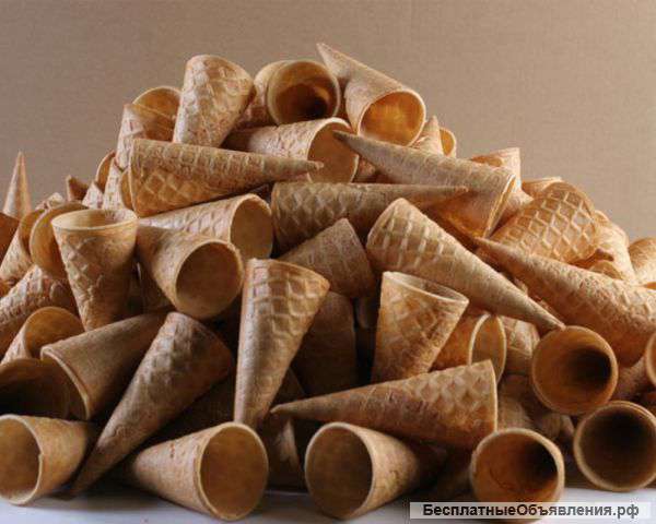 Сухие смеси для мороженого и вафельные рожки