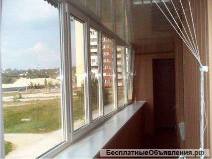 Монтаж окон ПВХ. Остекление балконов и лоджий