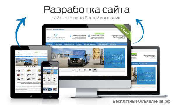 Разработка сайтов для вашего изнеса