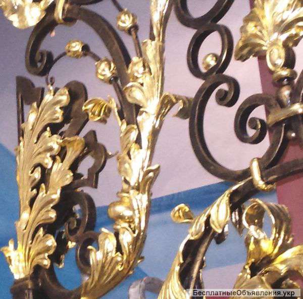 Золочение предметов интерьера ( сусальное золото, поталь)