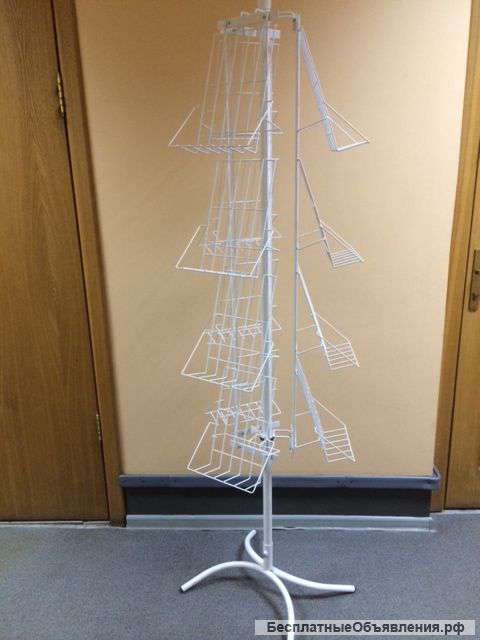 Буклетница напольная вращающаяся