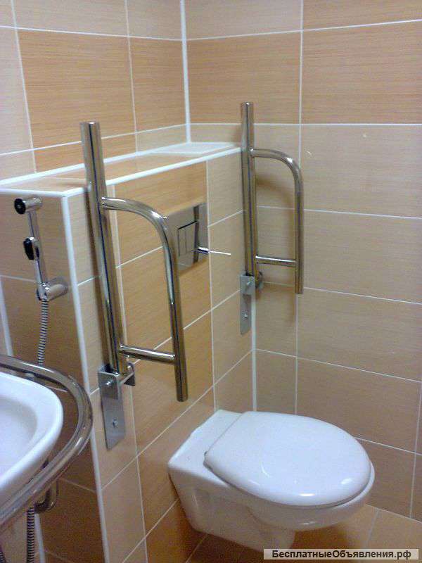 Поручни для инвалидов (в санузлах)