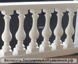Изготовление перил и балясин из бетона