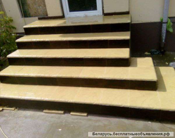 Ступени для лестниц из искусственного мрамора по всей РБ