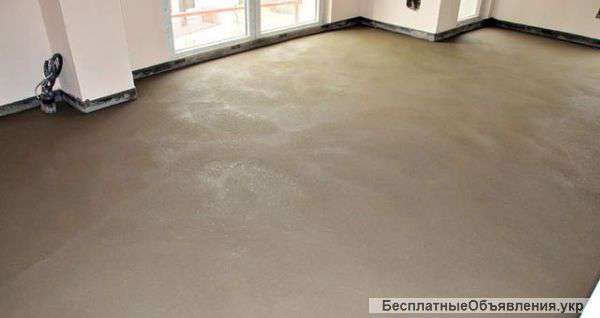 Стяжка пола Бетонирование