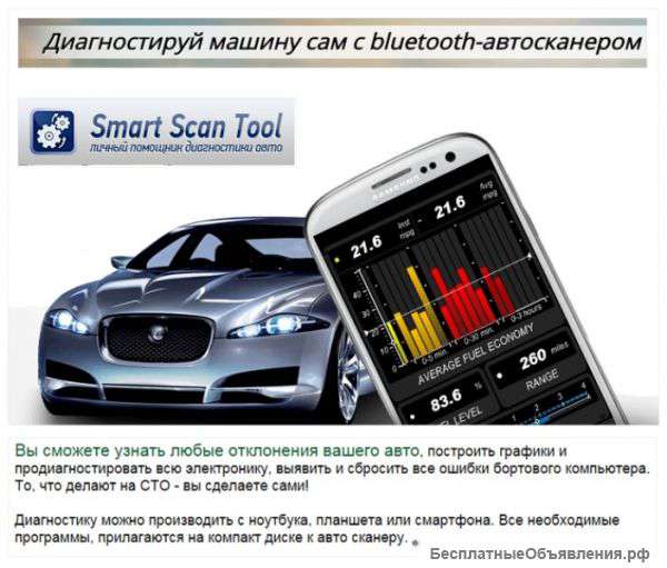 Адаптер для диагностики автомобилей Smart Scan Too