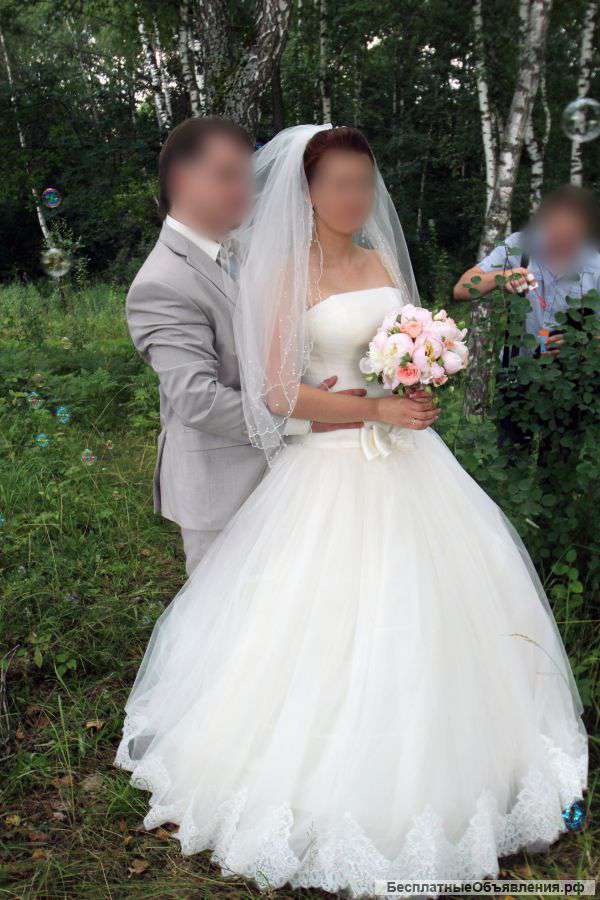 Воздушное свадебное платье