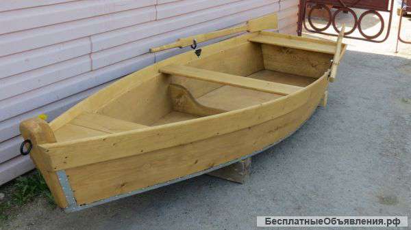 Лодка деревянная цв."Дуб"