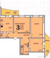 3-к квартира, 85 м², 2/19 эт.