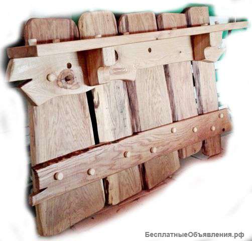 Вешалки из массива ДУБА