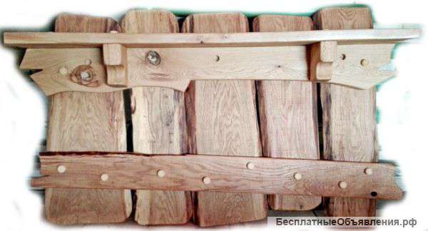 Вешалки из массива ДУБА