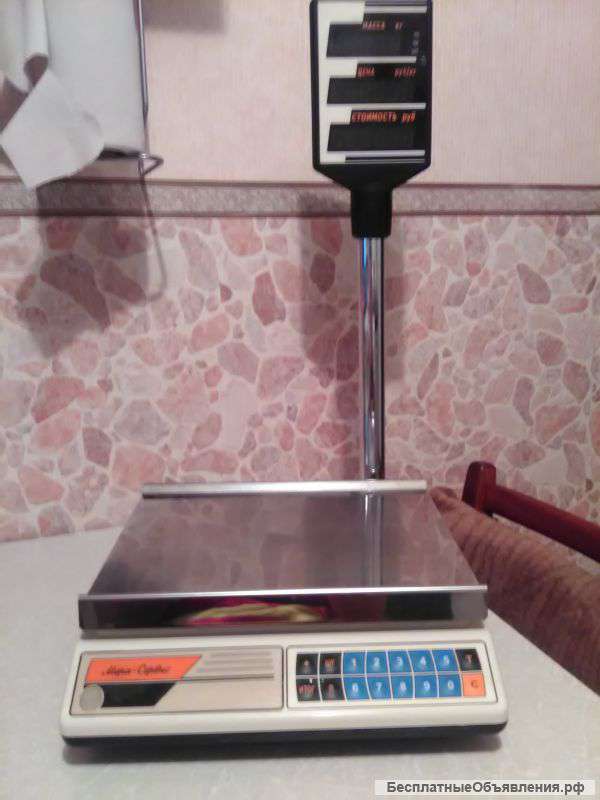 Весы Б/У настольные электронные вр-05мс-15