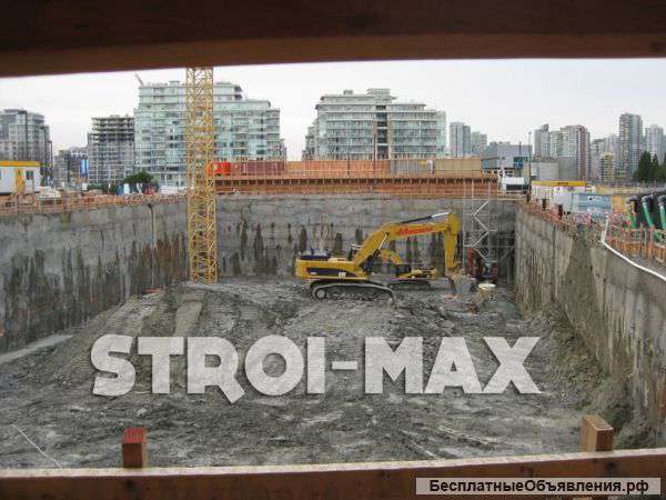 Разработка котлованов в комплексе