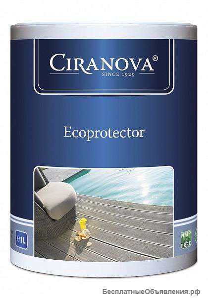 Защитный состав на водной основе(для внешнй отделки) Ciranova Ecoprotector