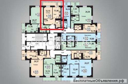 1-комнатную квартиру