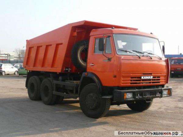 Услуги самосвала (КамАЗ, 15т/11м3)