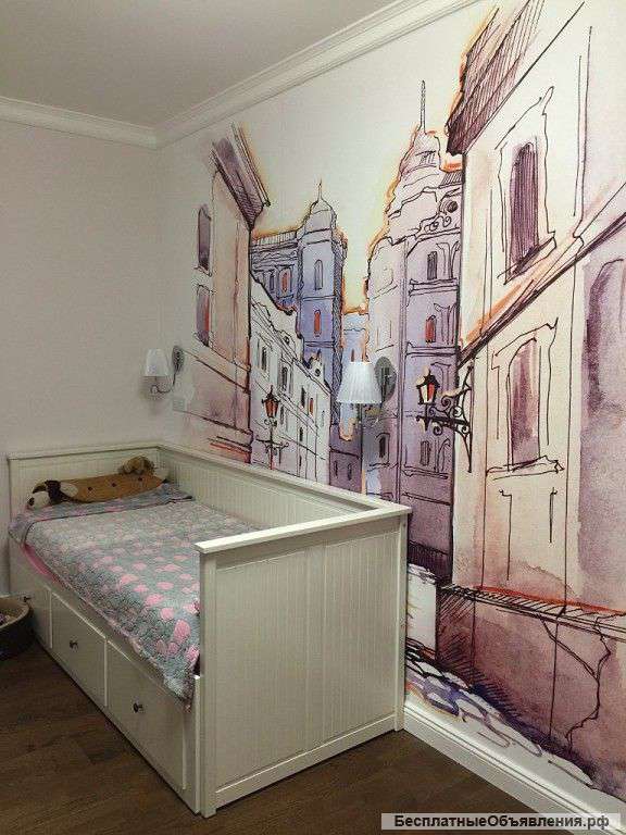 Косметический ремонт. Работаю с женой.