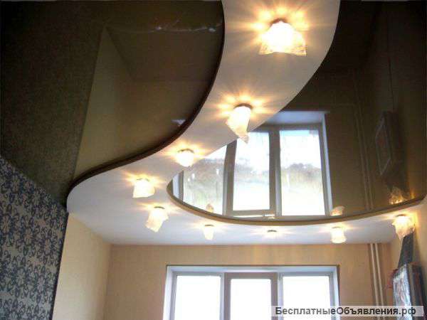 Натяжные потолки Мастер+ Люстра в подарок