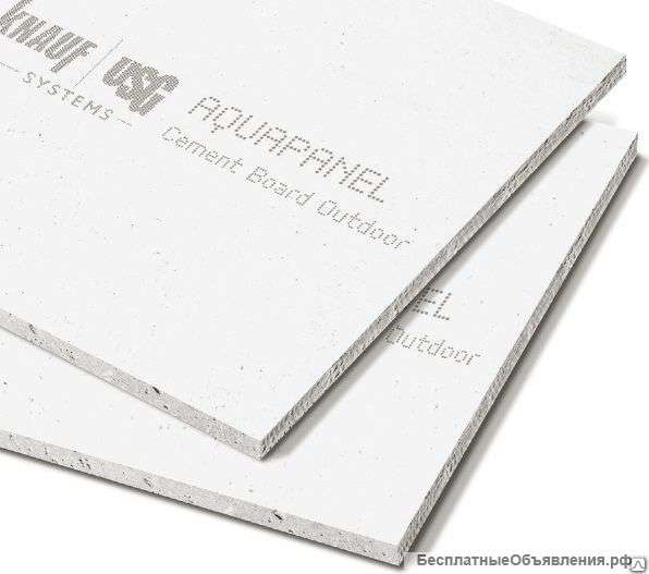 КНАУФ Аквапанель Outdoor 2400х1200х12,5мм