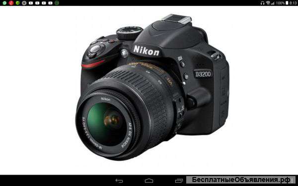 Фотоаппарат зеркальный Nikon D-3200
