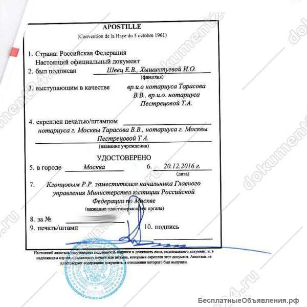 Оформление документов для Марокко