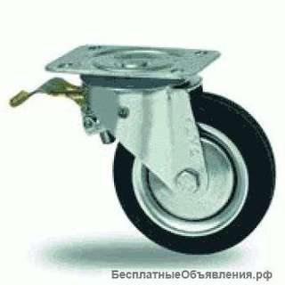 Колесные опоры и колеса для тележек