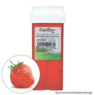 Восковой картридж «Депилфлакс» Клубничный