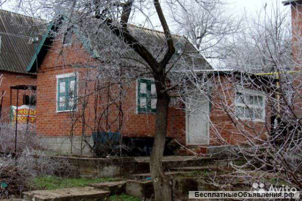 Участок 4сот с домом 18,6кв м на 1-к квартиру