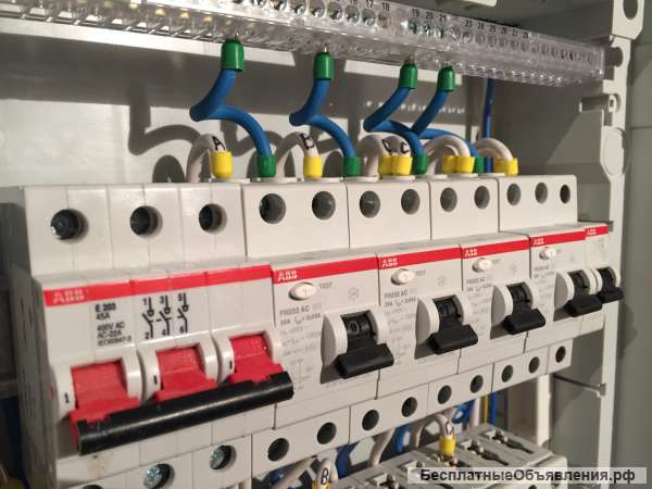 Услуги электрика, электромонтажные работы