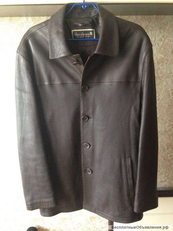 Пиджак из натуральной кожи