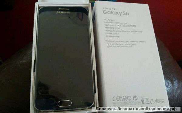 Новый оригинальный Смартфон Samsung Galaxy S6 32GB Black/White