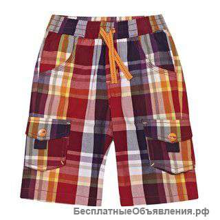 Стильные бриджи в клетку 3шт и кепка