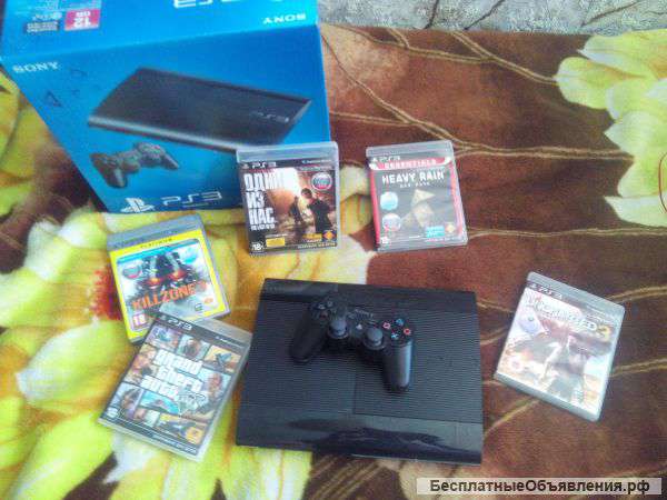 Sony Playstation 3 Super Slim (PS3) и топ игры