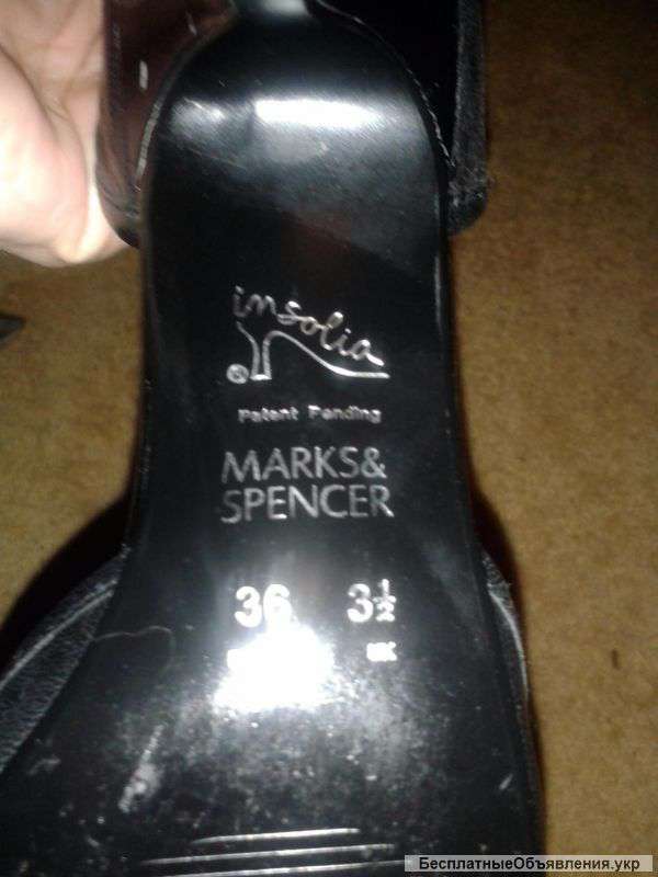 Туфельки кожа