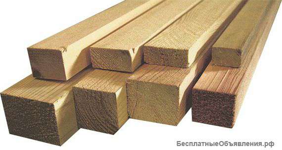 Сухая древесина брус, доска (влажность до 10%)