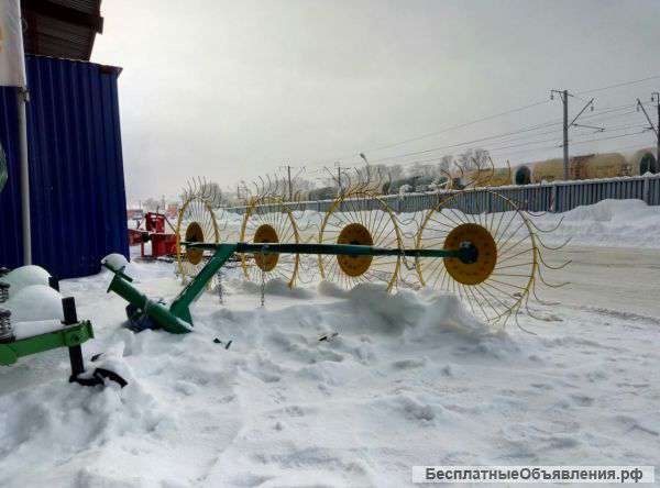 Грабли ворошилки 4-х колесные Wirax (Турция)