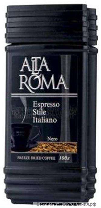 Кофе Alta Roma Nero сублимированный 100гр